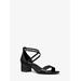 Michael Kors Serena Flex Leather Sandal Black 7.5