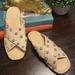 Anthropologie Shoes | Anthropologie Espadrille Studded Sandals - Nwot Size 38 | Color: Cream | Size: 7.5