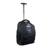 MOJO Black Colorado Rockies 19'' Personalized Premium Wheeled Backpack