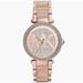 Michael Kors Accessories | Michael Kors Parker Stainless Steel Watch Glitz | Color: Gold/Tan | Size: Os