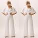 Anthropologie Pants & Jumpsuits | Anthropologie X Bhldn Theia Kenneth Jumpsuit | Color: White | Size: 16