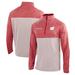 Men's Columbia Red Wisconsin Badgers Omni-Wick Rockin' It Quarter-Zip Pullover Jacket