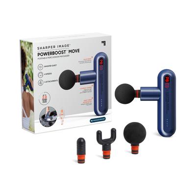Sharper Image Powerboost Move Deep Tissue Travel Percussion Massager - Blue