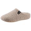 Pantoffel VERBENAS "YORK GALES", Damen, Gr. 37, beige, Textil, klassisch, Schuhe, Pantoffel, Hausschuh, Homeslipper zum Schlupfen