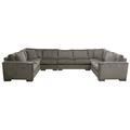 Gray/Brown Sectional - Vanguard Furniture Michael Weiss 4-Piece Abingdon Sectional Polyester/Cotton/Other Performance Fabrics | Wayfair