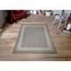 Greek Flat-Weave Grey 100% Heatset Polypropylene Traditional Rug