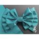 Teal Satin Bow For Christmas Tree, Tinsel alternative, 40cm Handmade bow, Christmas Tree, Large present Bow, Christmas tree decor