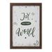 Transpac Wood 15.7 in. Multicolored Christmas Dream Wall Decor