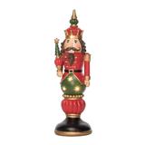 Transpac Resin 12 in. Multicolored Christmas Light Up Nutcracker