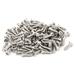 100Pcs Stainless Steel Flat Head Phillips Self-Tapping Screw 12mmx3mm - Silver Tone