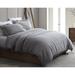 Latitude Run® Linen Cotton Blend 3-Piece Duvet Cover Set Linen/Cotton in Gray | King Comforter + 2 King Shams | Wayfair
