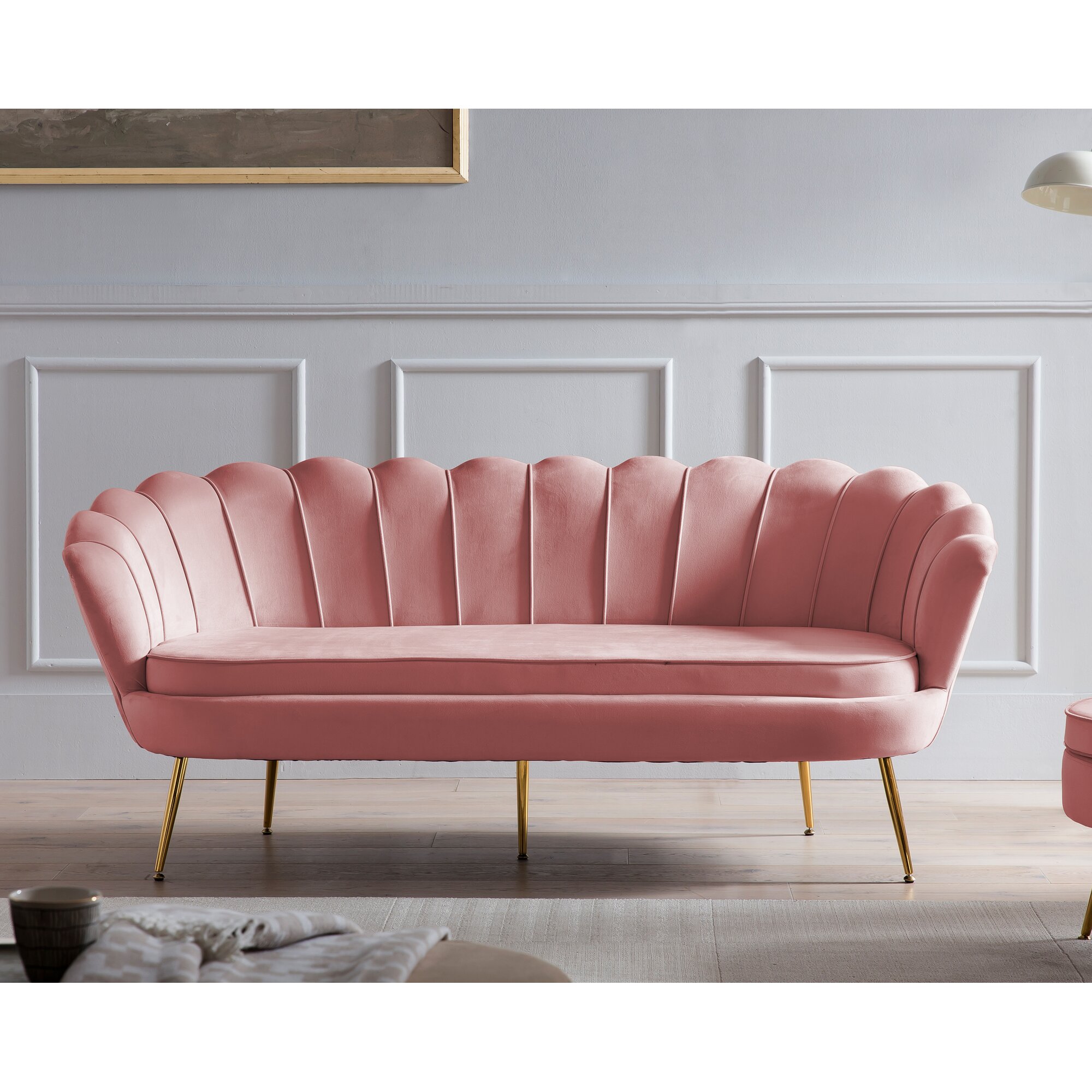 SalesFever »Arielle« Sofa rosa 2-Sitzer