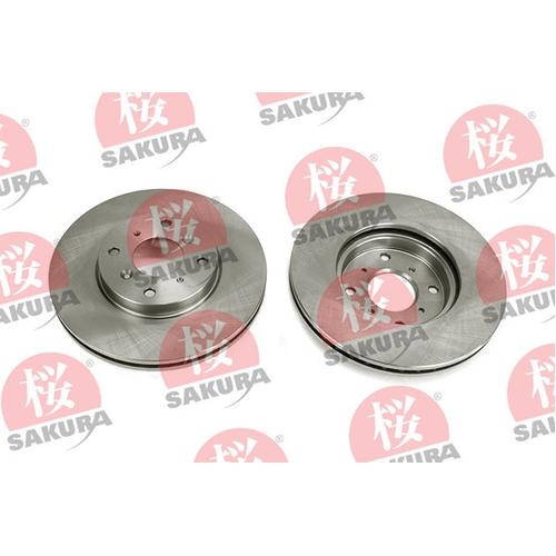 SAKURA Bremsscheibe vorne rechts links innenbelüftet 282mm für HONDA 45251-S1A-G00 604-40-6627