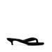 The Velvet 55mm Flip-flop Sandals - Black - Totême Flats