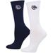 Women's ZooZatz Navy/White Gonzaga Bulldogs 2-Pack Quarter-Length Socks