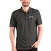 Men's Antigua Heathered Black/Silver Maine Black Bears Esteem Polo