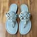 Tory Burch Shoes | Like New Tory Burch Miller Sandals Light Blue | Color: Blue | Size: 7.5
