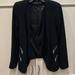 Zara Jackets & Coats | Black Open Jacket. Has Some Shoulder Padding. It Dresses Up A Pair Of Jeans. | Color: Black | Size: M