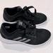 Adidas Shoes | Adidas | Running Shoes Womens Tennis Athletic Black White Sneaker | Color: Black | Size: 8