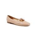 Wide Width Women's Honesty Loafer by Trotters in Nude (Size 11 W)