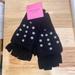 Kate Spade Other | Kate Spade Pearl Pop-Top Gloves | Color: Black | Size: Os