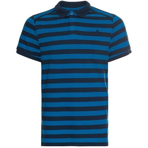 ODLO Herren Polo Polo shirt s/s CONCORD, Größe XXL in indigo bunting - blue wing tea