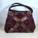 Coach Bags | Coach Edie 3 Patchwork Quilted Leather Shoulder Bag Oxblood Bronze | Color: Purple | Size: Os
