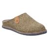 Pantoffel ROHDE "LUCCA", Damen, Gr. 37, braun (hellbraun, meliert), Filz, klassisch, Schuhe, Clog, Hausschuh, Homeslipper in melierter Optik