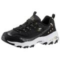 Sneaker SKECHERS "D'LITES" Gr. 39, schwarz (schwarz, goldfarben) Damen Schuhe Ugly Shoes Sneaker low