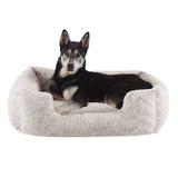 Best Friends by Sheri Soothe & Snooze Lounge Lux Memory Foam Rectangular Dog Bed Polyester in White | 10.5 H x 27 W x 36 D in | Wayfair 70760