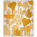 e by design Flower Forest Fleece Blanket Metal in Gray | 40 H x 30 W in | Wayfair HF929YE30-30x40