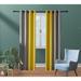 Frifoho Polyester Curtain Polyester in Yellow | 95 H x 52 W in | Wayfair 05YXF6260DMXX7278TQA