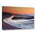 ArtWall Tide Pools At Sunrise by Steve Ainsworth Framed Photographic Print on Wrapped Canvas Metal in White | 32 H x 48 W x 2 D in | Wayfair