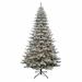 Kurt Adler 9' H Green Artificial Pine Flocked/Frosted Christmas Tree w/ 950 Lights in Green/White | 62 W in | Wayfair TR71900FPLC