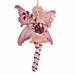 Kurt Adler Fairy w/ Candy Cane Hanging Figurine Ornament in Pink | 5 H x 3.25 W x 1.5 D in | Wayfair E0722