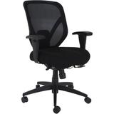 Lorell High Back Mesh Executive Chair Upholstered/Mesh, Nylon in Black | 42.4 H x 27.5 W x 19.6 D in | Wayfair LLR40212