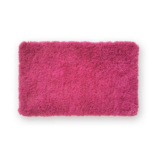 WohnDirect - Hochflor Badematten Rechteckig MALMÖ 1 ct Pink