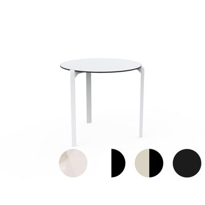 Vondom »QUARTZ« Outdoor Tisch rund White/Black / H 73 cm / Ø 79 cm Image
