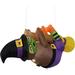 The Holiday Aisle® Inflatable Sloth Witch Inflatable Polyester in Brown/Indigo/Yellow | 24 H x 48 W x 15 D in | Wayfair