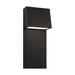AllModern Canto Integrated LED Outdoor Flush Mount Aluminum/Glass/Metal in Black | 25 H x 10 W x 6.38 D in | Wayfair