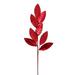 Vickerman 704721 - 27.5" Artificial Red Metal Leaf Glitter Spray (3 Pack) (RG220703)