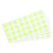 Glow in the Dark Tape Starts,0.98" Starts 32 Glow Starts on 1 Sheet Green 4pcs - As picture show