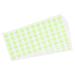 Glow in the Dark Tape Starts,0.62" Starts 66 Glow Starts on 1 Sheet Green 4pcs - As picture show