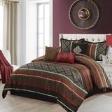 Grand Avenue Jensen 7 Piece Jacquard Geometric Comforter Set