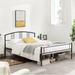 VECELO, Bed Frame with Headboard & Metal Slat,Easy Set up- Twin/Full/QueenSize Bed