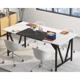 6FT Conference Meeting Table for 6, Modern Rectangular 70.87'' Training Seminar Tables for Office Conference Room