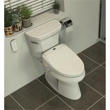 Soft Close and Heated Smart Bidet Toilet Seat for Elongated Toilets with Remote and Lighted - 20.39x15.43x5.12