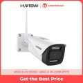 H.View-Caméra de sécurité extérieure CCTV 8MP 4K Ip WiFi audio vidéo fente pour carte SD