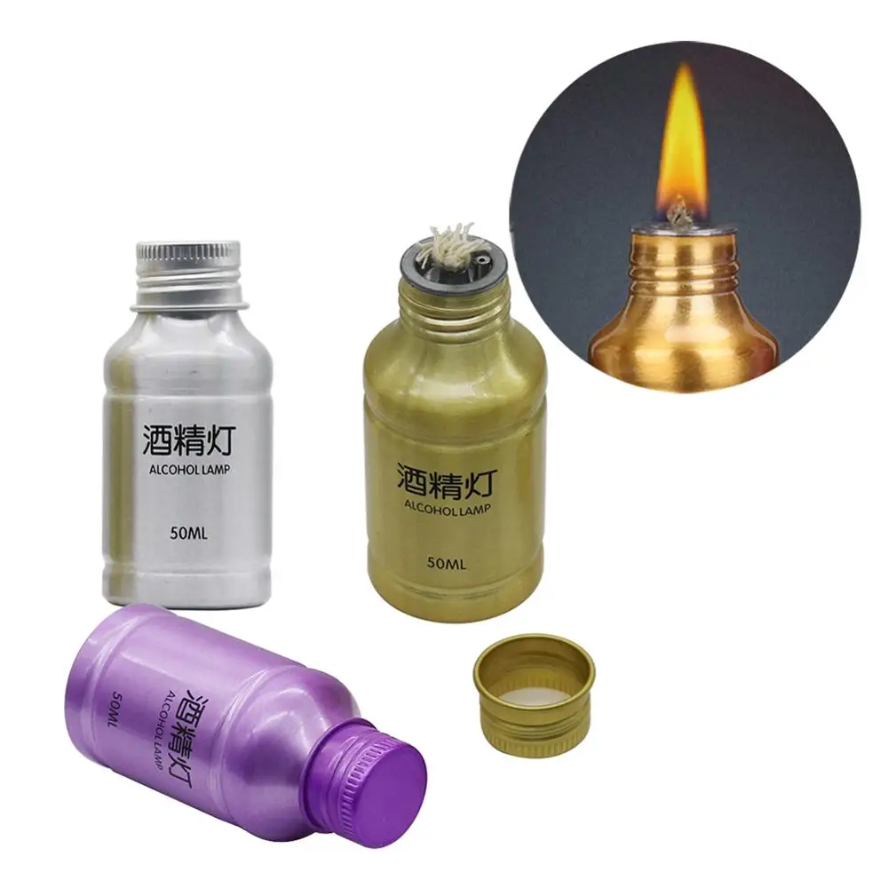Lampe à alcool chimique Portable en alliage d