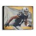 Davante Adams Las Vegas Raiders Stretched 20" x 24" Canvas Giclee Print - Designed and Signed by Artist Brian Konnick Limited Edition of 25